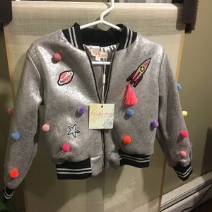 NWT - Adorable 💕 Embellished Bomber Jacket